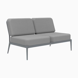 Ribbons Grey Double Central Sofa from Mowee