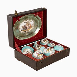 Porcelain Service and Tray from Meissen, 19th Century