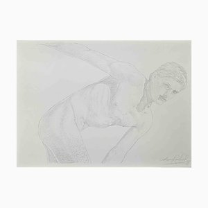 Anthony Roaland, Nude, Original Pencil Drawing, 1990s