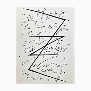 Rafael Alberti, Letter Z, Original Lithograph, 1972