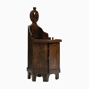 Vintage Robust Children's Chair in Wood