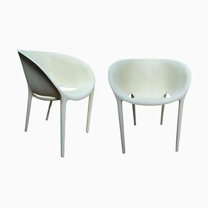 Soft Egg Stühle von Philippe Starck für Driade, 2er Set