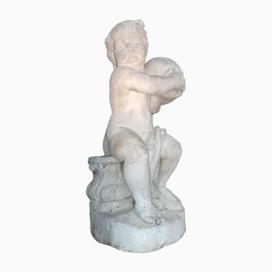Hercule Enfant, 16ème Siècle, Sculpture en Marbre