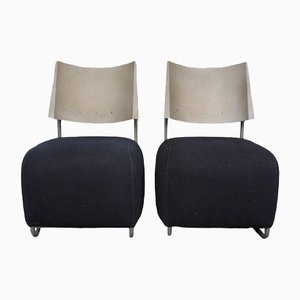 Oscar Lounge Chairs by Harri Korhonen for Inno Finland, Set of 2