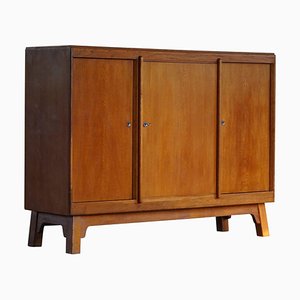 Credenza Mid-Century in teak e quercia, Danimarca, anni '50