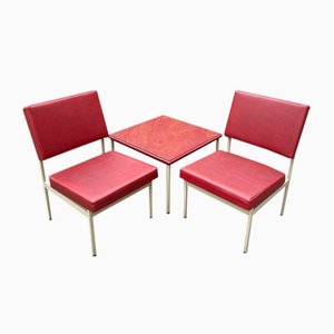 Chairs and Coffee Table by Anonima Castles from Castelli / Anonima Castelli, Italy, 1950s, Set of 3