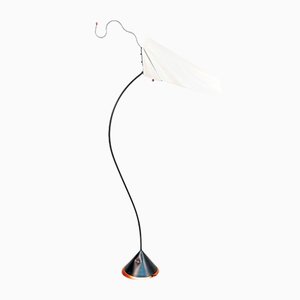 Modern Italian Metal and Plastic Sister Floor Lamp by Dalisi for Oluce, 1980s
