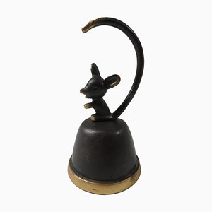 Mid-Century Austrian Mouse Table Bell by Walter Bosse, 1950s