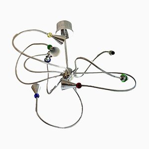 Postmodern Spider Chandelier, 1990s