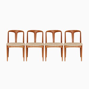 Juliane Dining Chairs by Johannes Andersen for Uldum, 1960s, Set of 4