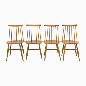 Vintage Pinnstolar Chairs from Edsbyverken, Set of 4