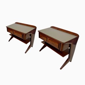 Italian Bedside Tables by Vittorio Dassi, 1950s, Set of 2