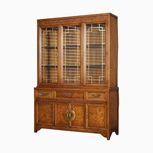 Oriental Burl Mandarin Collection Display Cabinet from Henry Link