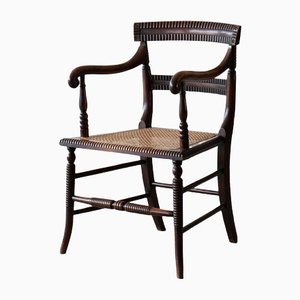 Caned Regency Elbow Chair