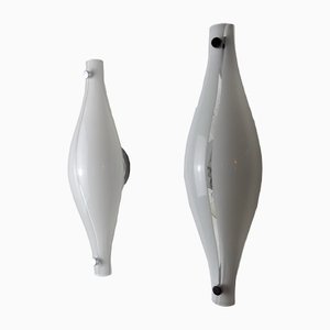 Lampade da parete a forma di occhio di gatto di Mazzega, Italia, anni '60, set di 2