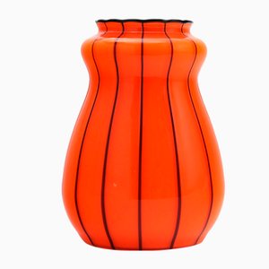 Tango Secessionist Glass Vase attributed to Michael Powolny for Loetz, 1915