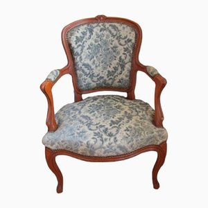 Louis XV Style Blue Chair, 1960s