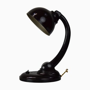 Lámpara de mesa ajustable de baquelita atribuida a Eric Kirkman Cole, años 40