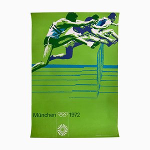 Affiche des Jeux Olympiques de Munich par Otl Aicher, 1972