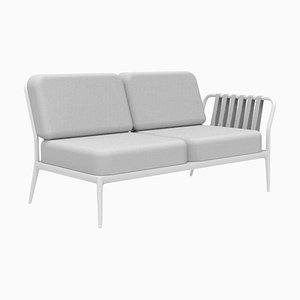 Ribbons White Double Left Sofa from Mowee