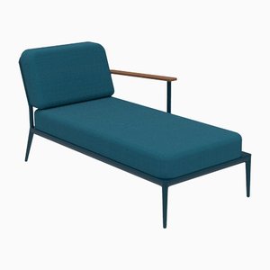 Nature Navy Left Chaise Longue from Mowee