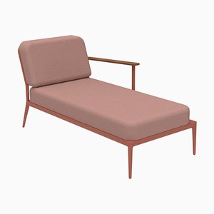 Nature Salmon Left Chaise Longue from Mowee