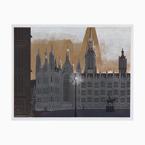 Edward Bawden, Palace of Westminster, 1966, Linocut