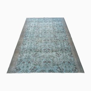 Tapis Oushak Artisanal Vintage en Laine, Anatolie, 1960s