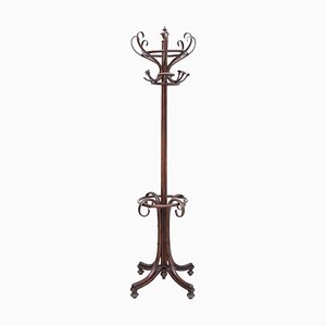 Antique French Bentwood Coat Stand, 1940s