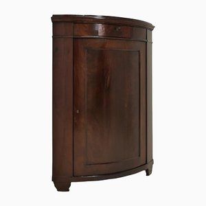 Biedermeier Corner Cabinet in Mahogany, 1840