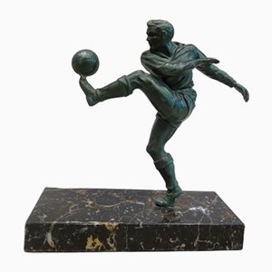 After Raymond Tschudin, World Cup Sculpture, 1930s, Bronze