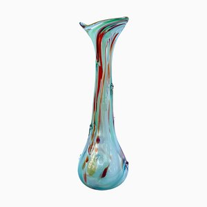 Vase Millefiori en Verre, Pologne, 1960s