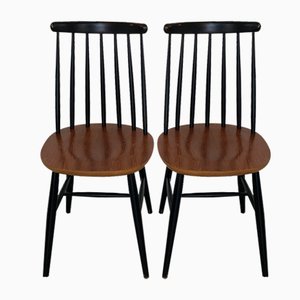Fanett Chairs by Ilmari Tapiovaara, 1970s, Set of 2