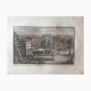 Giuseppe Vasi, Casino di Villa Ludovisi, Etching, 18th Century
