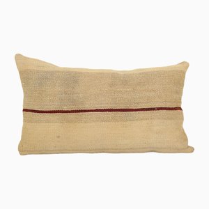 Cottage Stripped Kilim Lumbar Cushion Cover from Vintage Pillow Store Contemporary, 2010s