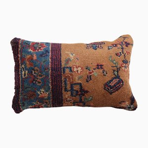 Vintage Blue Oushak Rug Cushion Cover from Vintage Pillow Store Contemporary, 2010s