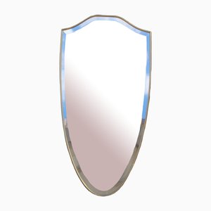 Italian Solid Brass Mirror, 1950s
