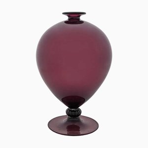 Deep Purple Veronese Vase by Vittorio Zecchin for Venini, 1925