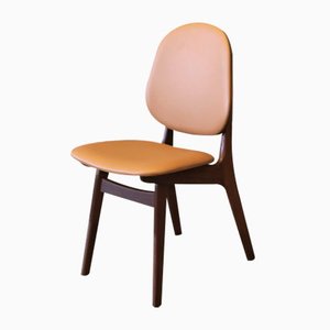 Model 75 Chair in Teak by Arne Hovmand Olsen for Mogens Kold, 1960s, Set of 4
