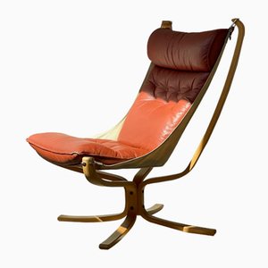 Falcon Lounge Chair attributed to Sigurd Ressell for Vatne Møbler, 1970s