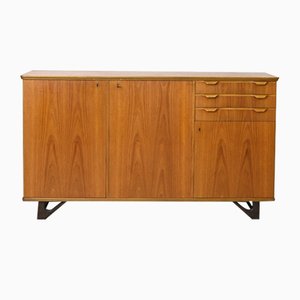 Credenza alta in teak, Scandinavia, anni '60