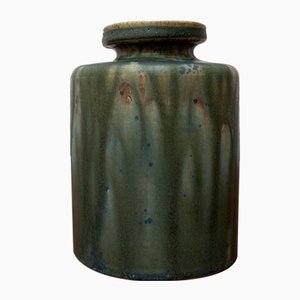 Mid-Century Minimalist Studio Pottery Vase by Rolf Weber for Rolf Weber Steinzeug, 1960s