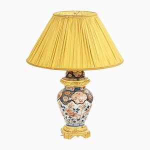 Lampe en Porcelaine Imari et Bronze Doré, 1880s