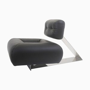 Mid-Century Modern Aran Lounge Chair by Oscar Niemeyer, 1970s