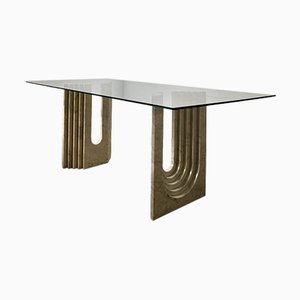 Dining Table in White Marble from Cattelan Italia