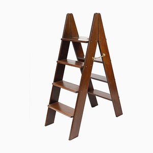 Victorian Mahogany Step Ladder