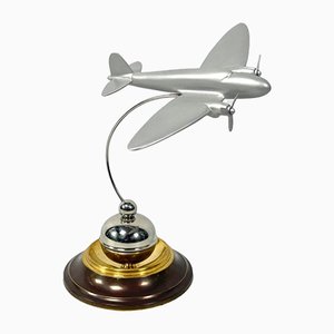 Figurine Miniature avec Avion Heinkel He-111, 1940s