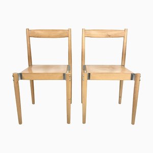 A 30204 Dining Chair by Miroslav Navratil for Bukoza, 1970s, Set of 2