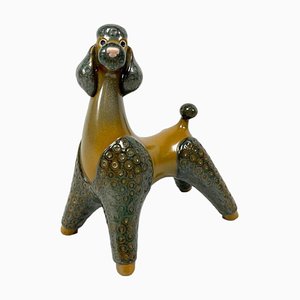 Vintage Ceramic Poodle Figurine, 1960s