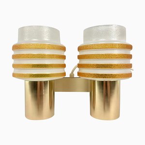 Brass Wall Lamp from Pokrok Zilina, 1970s